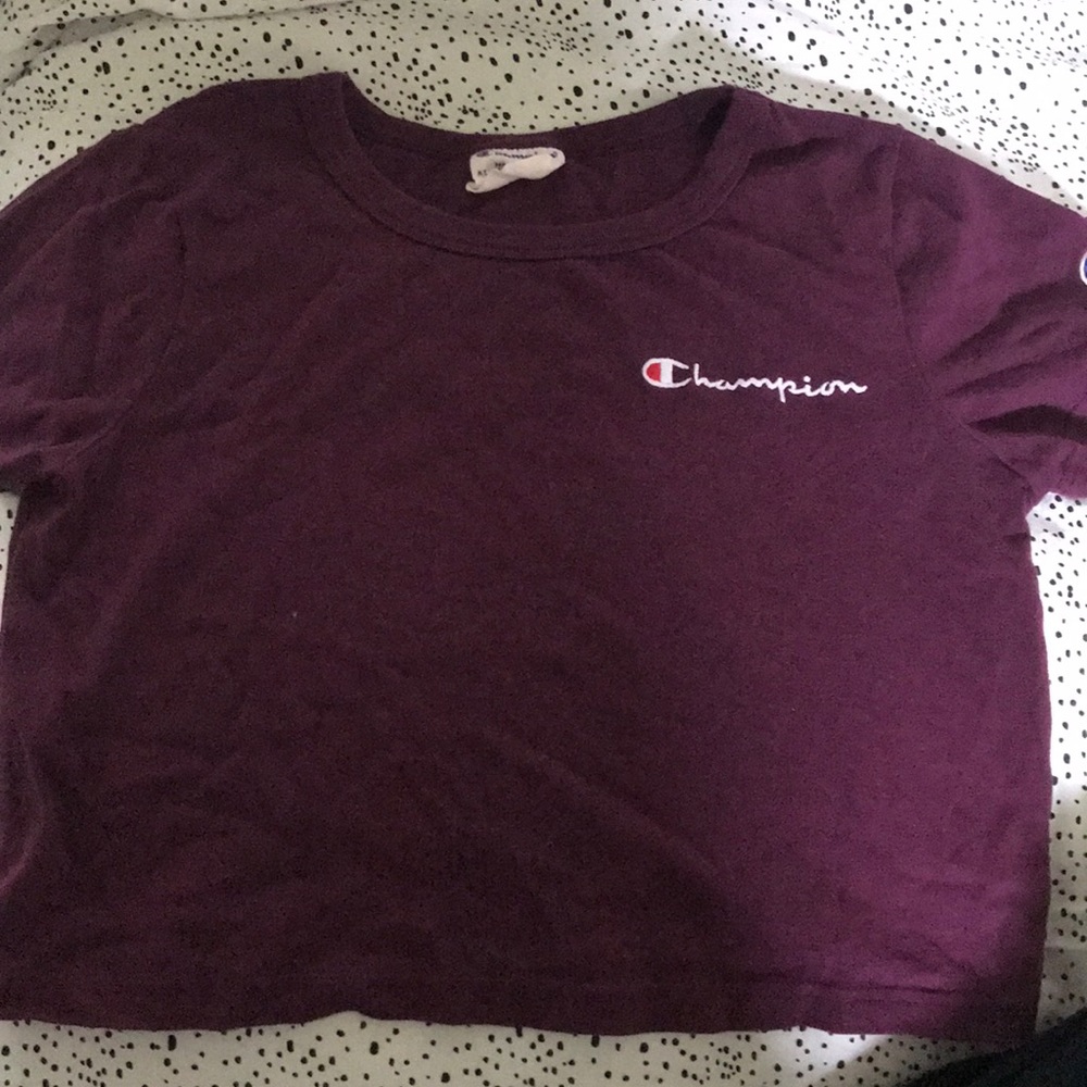 Champion cropped shirt